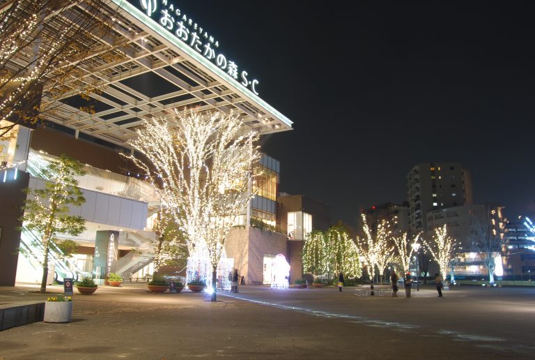 おとなり流山市！流山おおたかの森S・Cのイルミネーションも頑張って撮影してきましたよ！ 三郷ぐらし 埼玉県