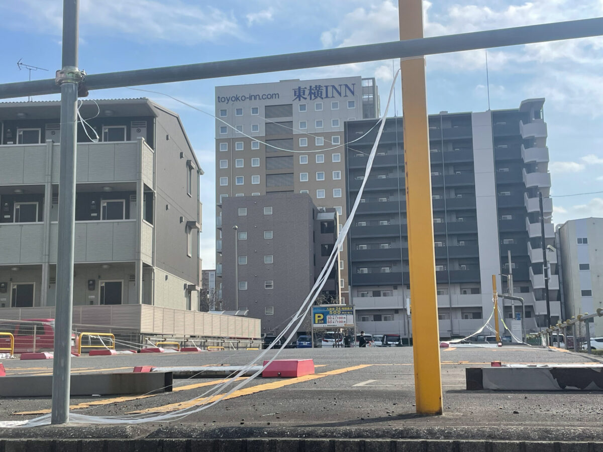 埼玉県 三郷市 三郷市中央1丁目のTOYOPARKコインパーキングが閉鎖、新たに3階